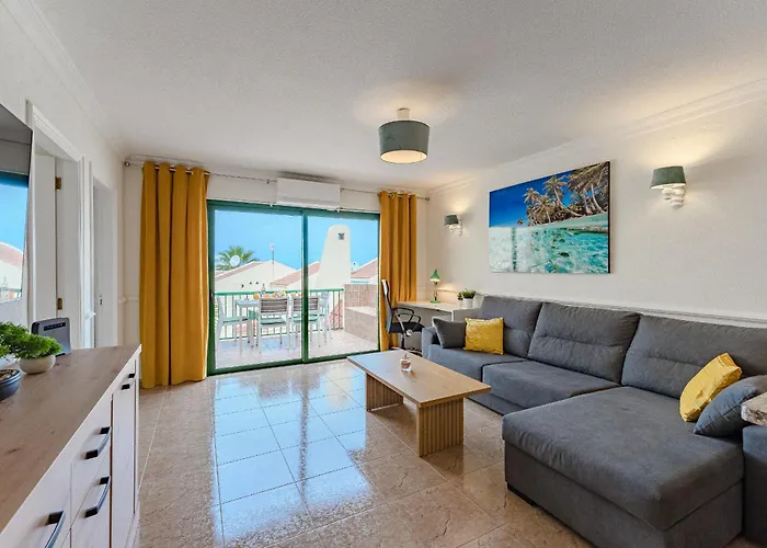 Cozy Spacious Seaview 300m Daire Costa Adeje